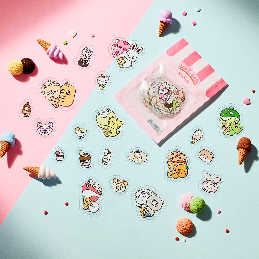 SEVENTEEN [Ice Cream with MINITEEN] Sticker Set