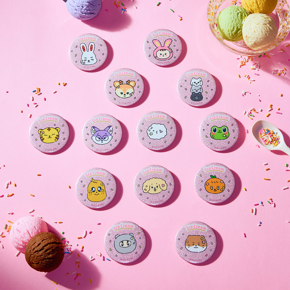 SEVENTEEN [Ice Cream with MINITEEN] Lucky Draw (Random Can Badge)