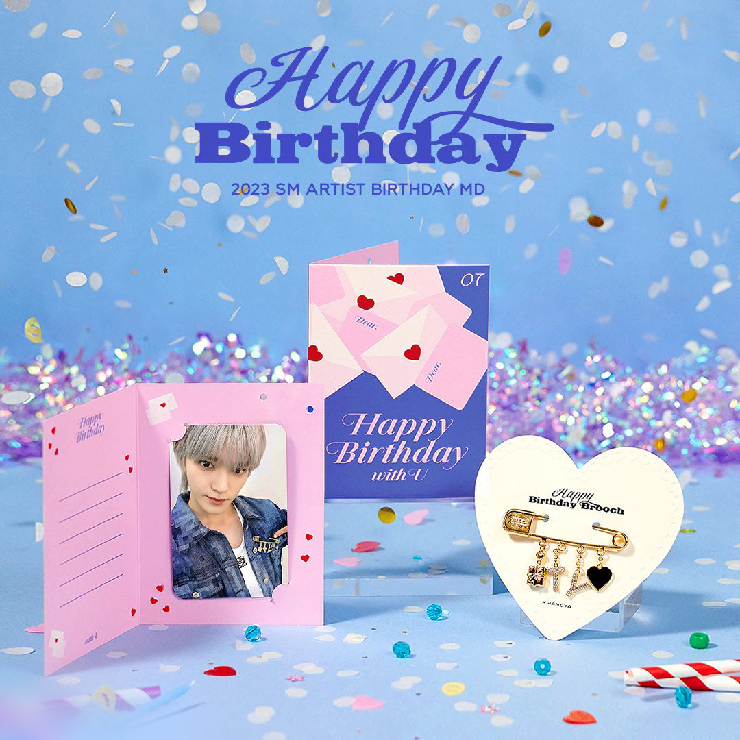 NCT TAEYONG Artist Birthday Brooch & Birthday Card