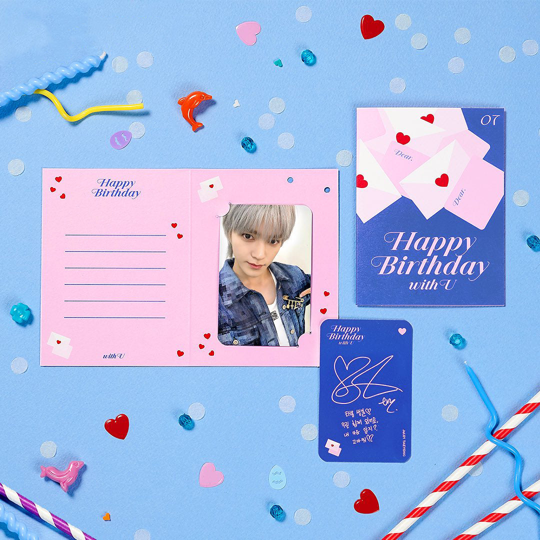 NCT TAEYONG Artist Birthday Brooch & Birthday Card