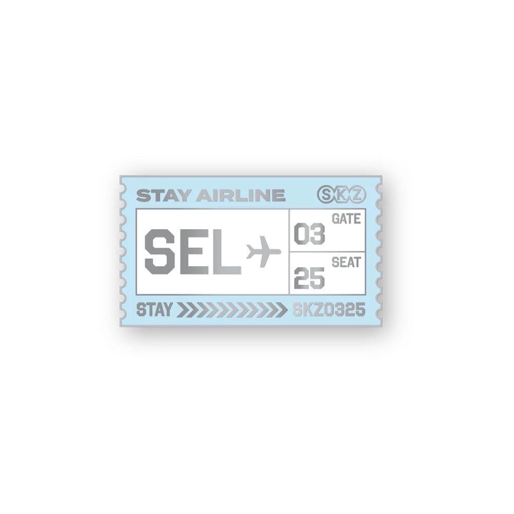 STRAY KIDS [SKZOO Everywhere All Around The World in Seoul] Metal Badge (Seoul ver)