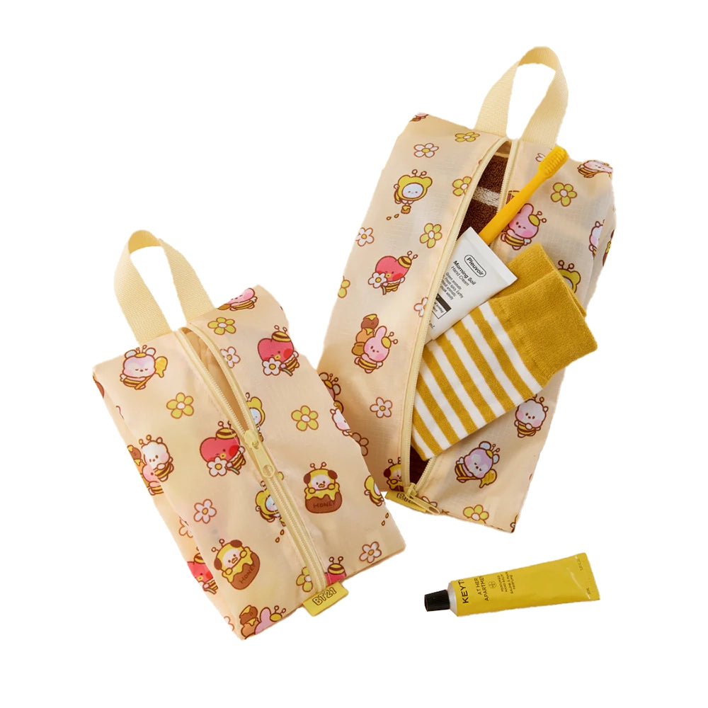 BT21 [Honey Bee] Multi Pouch Set