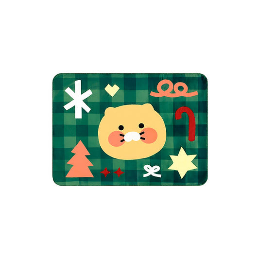 Kakao Friends Choonsik Fluffy Blanket Pouch Set