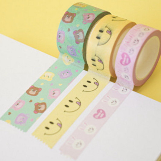 KNOTTED Donut Box Masking Tape (Set of 3)