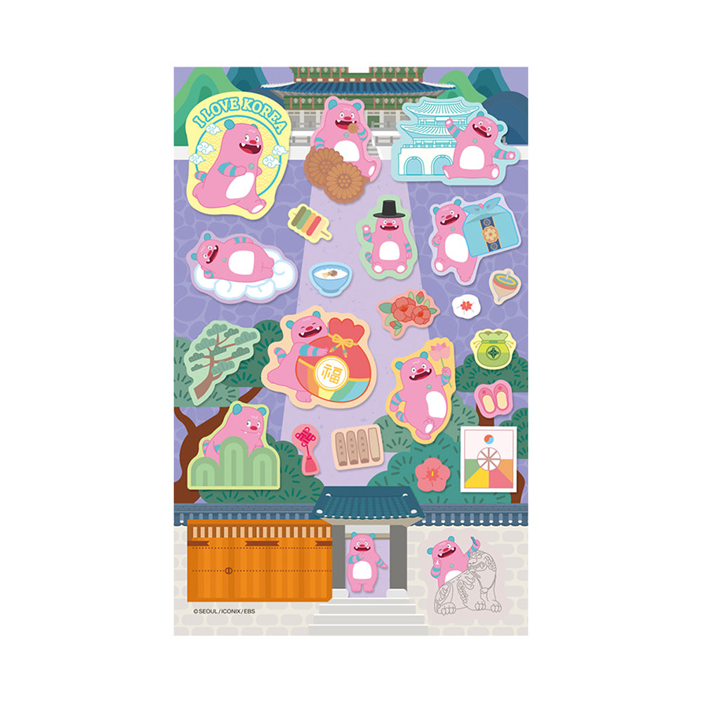 Korea [Seoul My Soul] Hechi & Palace Stroll Sticker