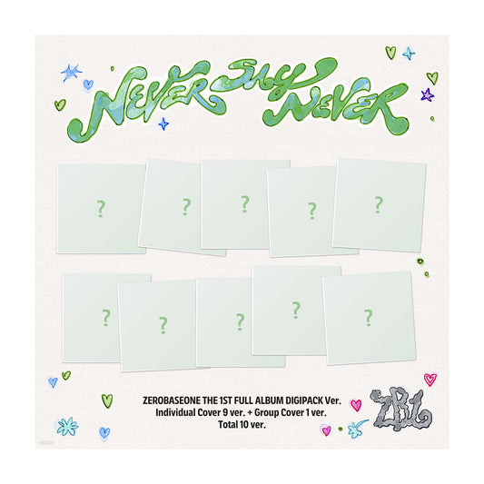 ZEROBASEONE 1st Full Album : NEVER SAY NEVER (Digipack ver)