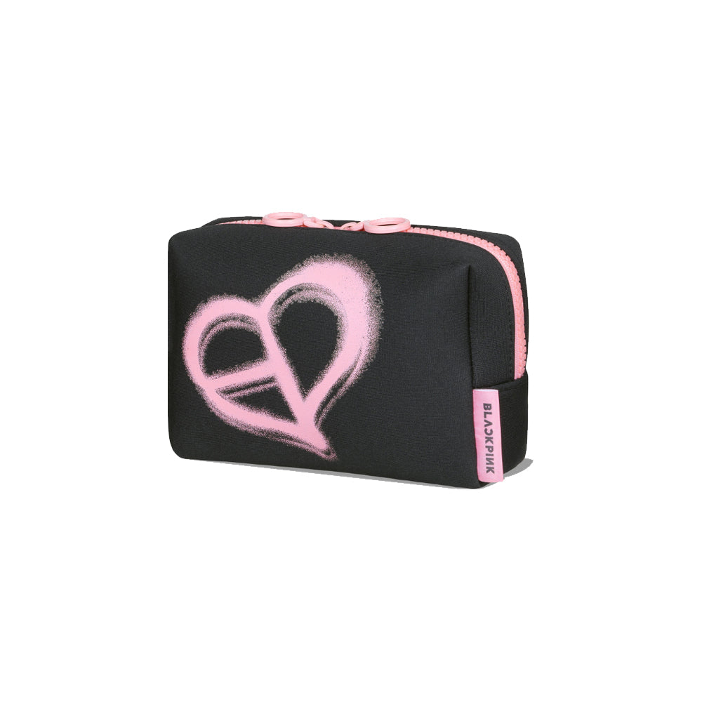 BLACKPINK [DEADLINE in Japan] Heart Logo Pouch