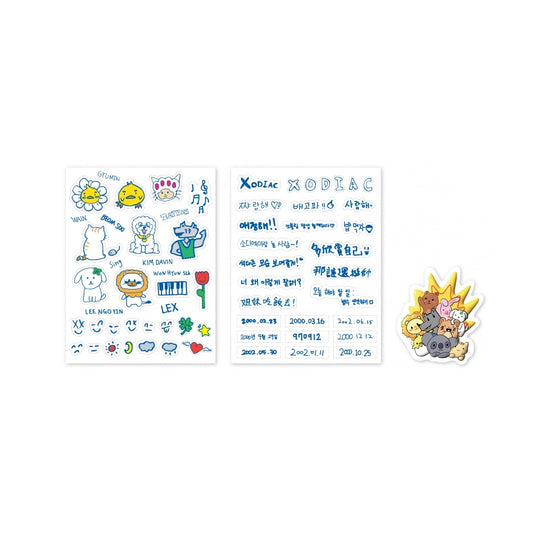 XODIAC [2024 1st Fan-Con: X TO MEET U] Sticker Pack