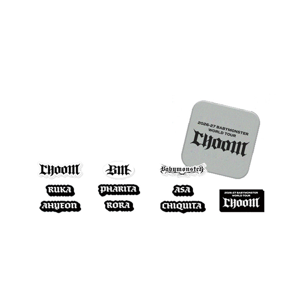 BABYMONSTER [춤 (CHOOM) in Seoul] Tin Case + Sticker Set