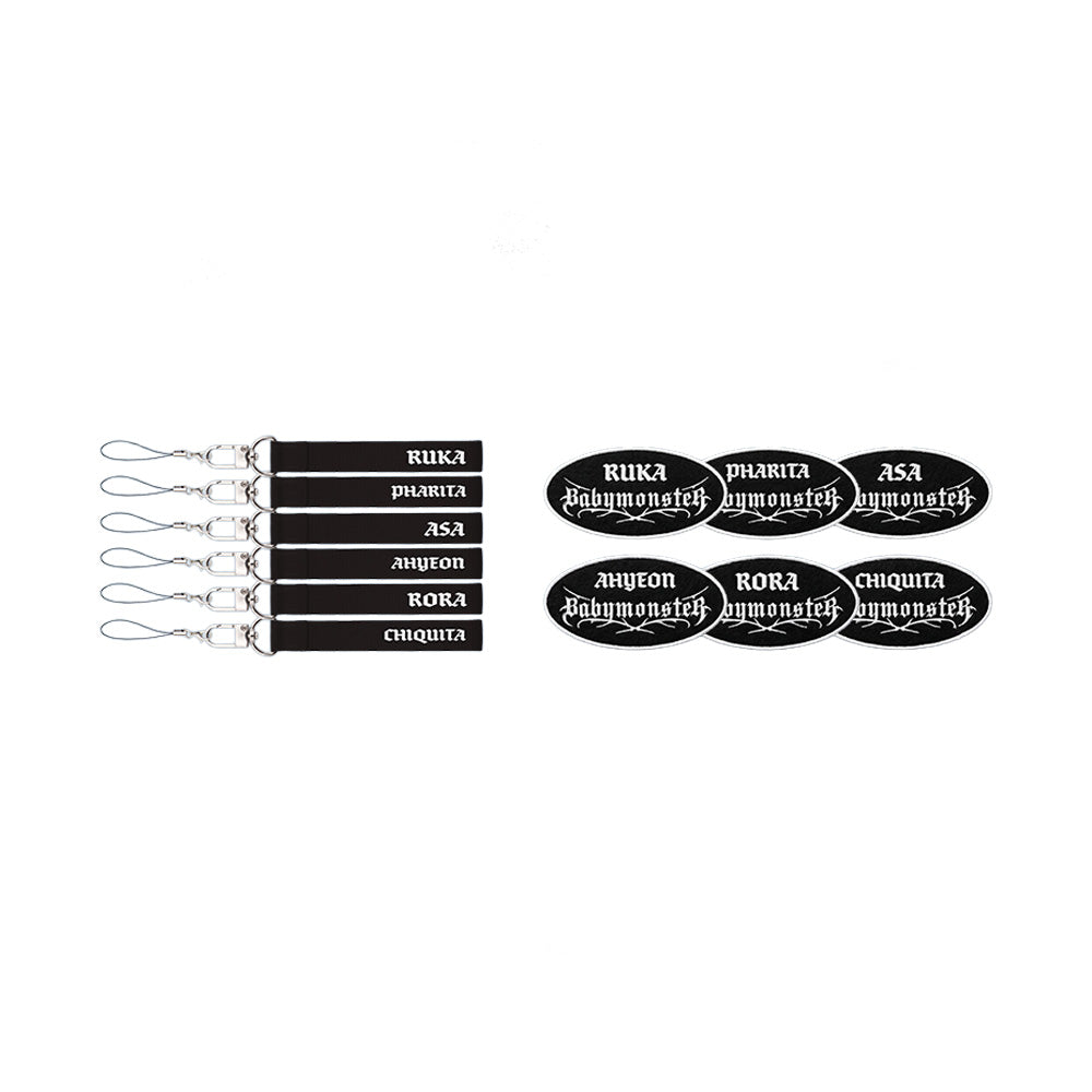 BABYMONSTER [춤 (CHOOM) in Seoul] Wappen Badge + Name Strap Set