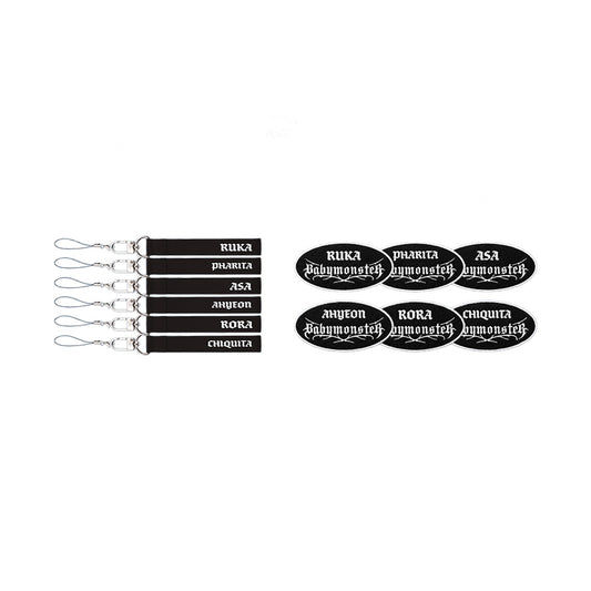 BABYMONSTER [춤 (CHOOM) in Seoul] Wappen Badge + Name Strap Set