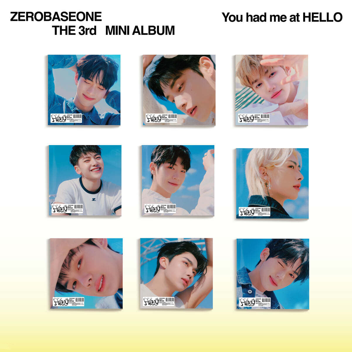 ZEROBASEONE 3rd Mini Album : You had me at HELLO (DIGIPACK ver)