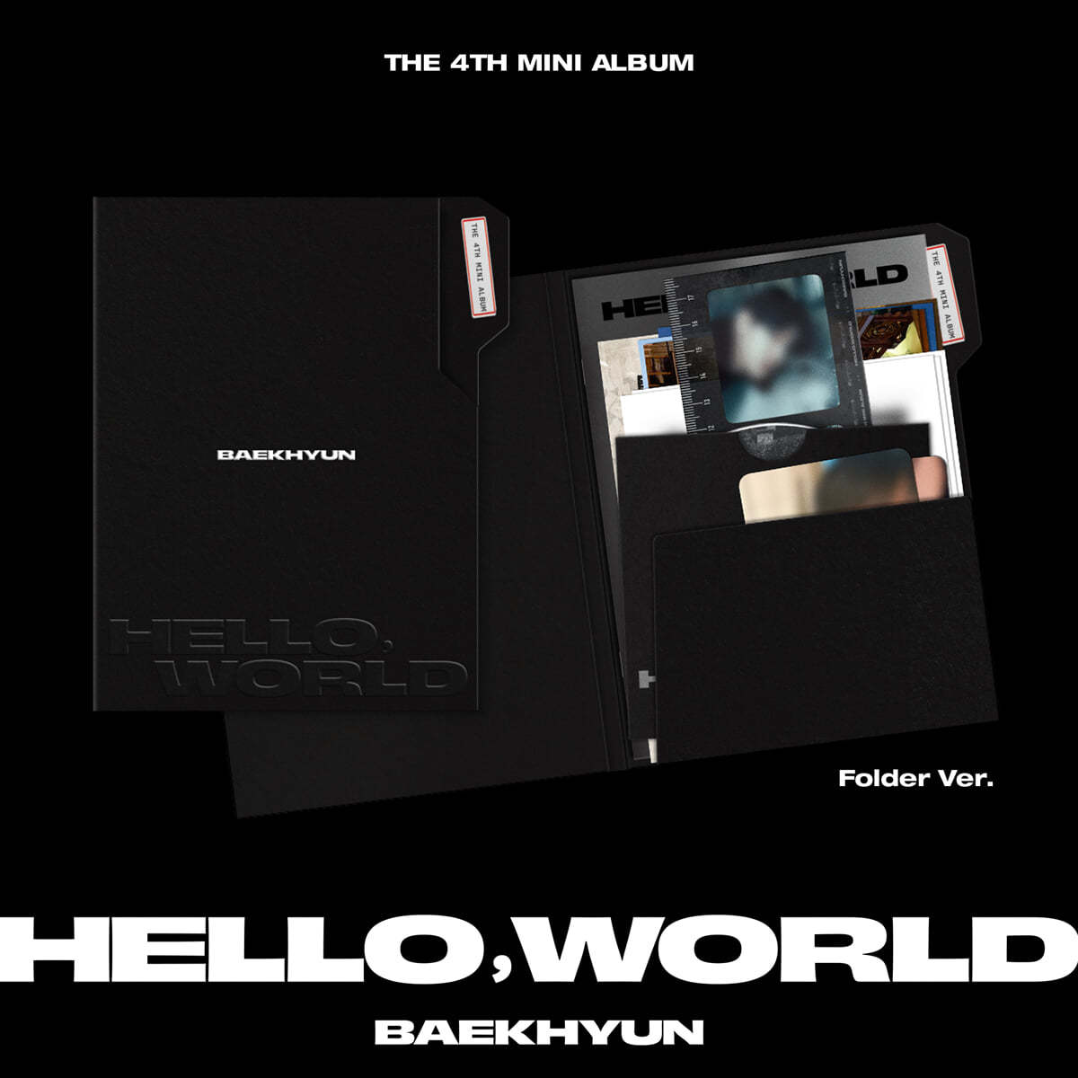 EXO BAEKHYUN 4th Mini Album : Hello, World (Folder Ver)