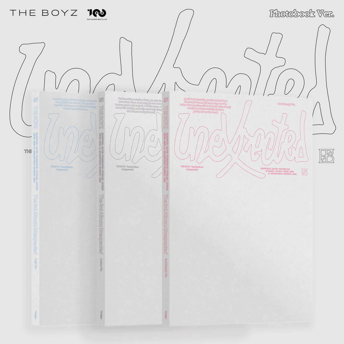 THE BOYZ 3rd Album : Unexpected (Photobook ver)