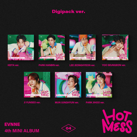 EVNNE 4th Mini Album : HOT MESS (Digipack ver)