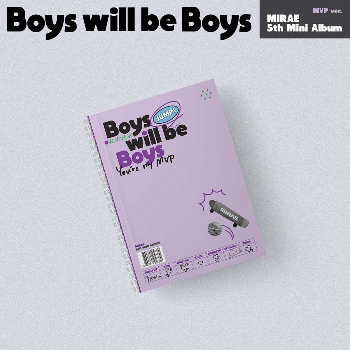 MIRAE 5th Mini Album : Boys will be Boys