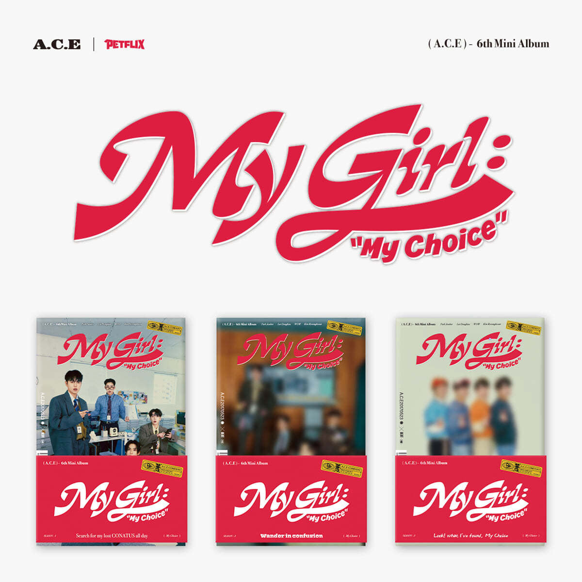 A.C.E 6th Mini Album : My Choice (POCA ALBUM ver)