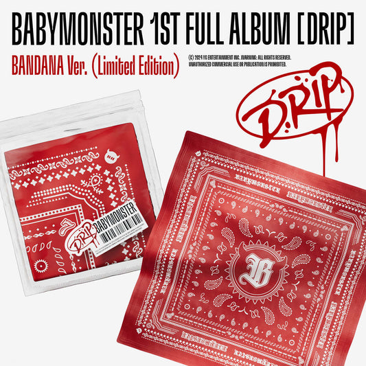 BABYMONSTER 1st Full Album : DRIP (BANDANA ver) (Limited Edition)