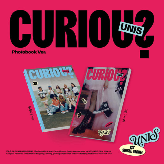 UNIS 1st Single Album : CURIOUS (Photobook ver)