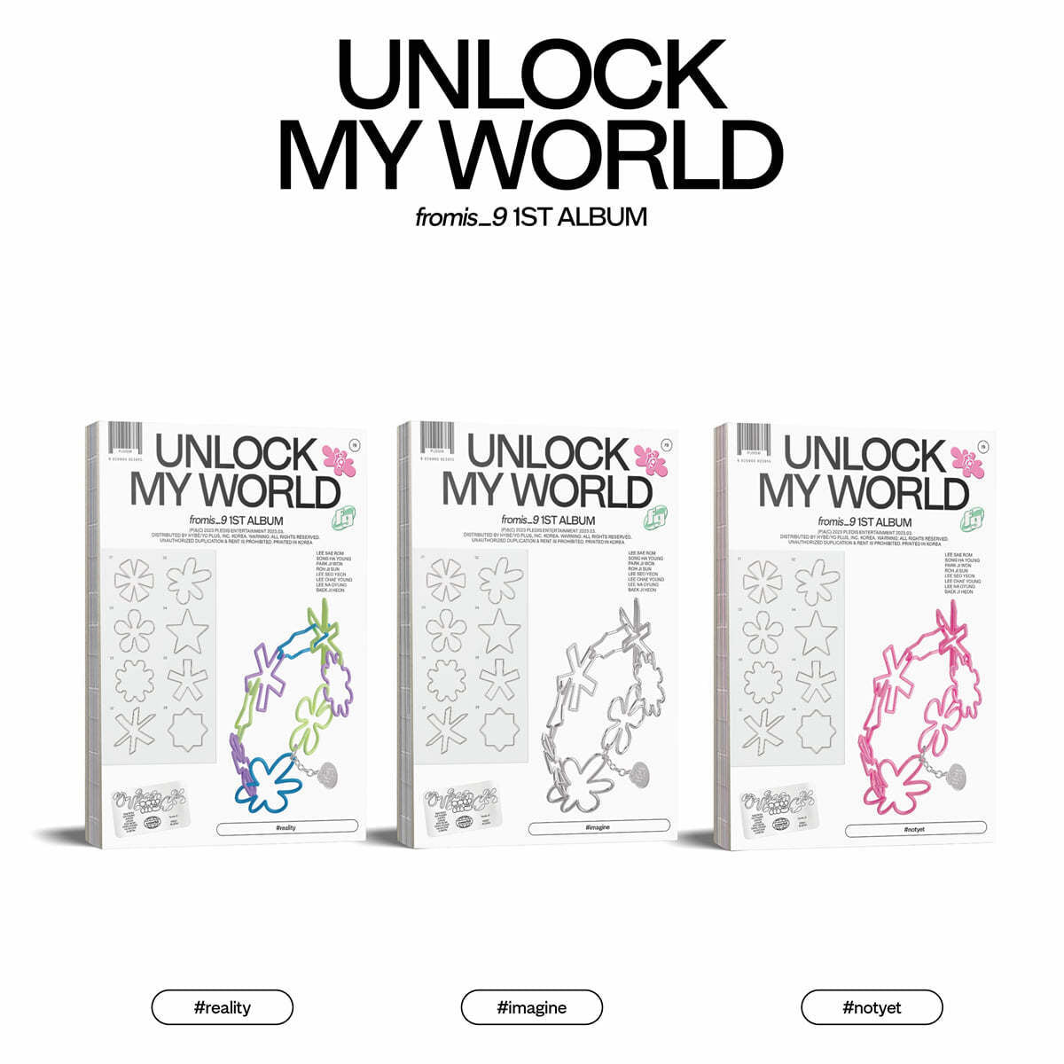 fromis_9 1st Full Album : Unlock My World