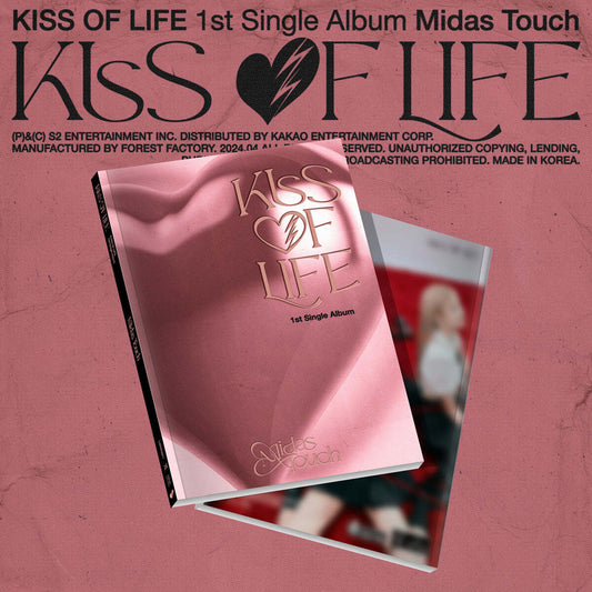 KISS OF LIFE 1st Single Album : Midas Touch (Photobook ver)