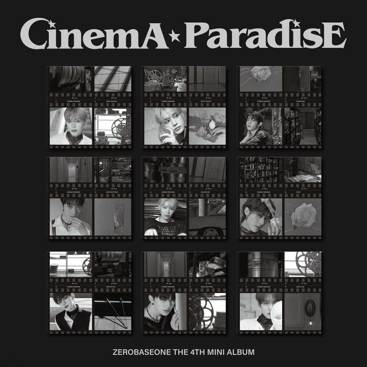 ZEROBASEONE 4th Mini Album : CINEMA PARADISE (DIGIPACK ver)