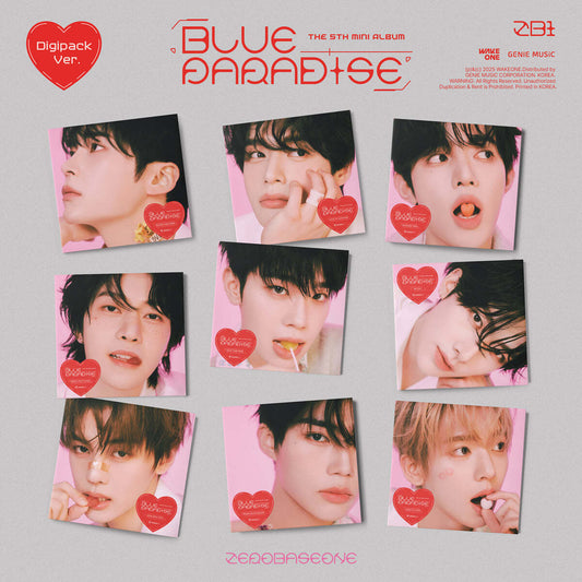 ZEROBASEONE 5th Mini Album : BLUE PARADISE (Digipack ver)