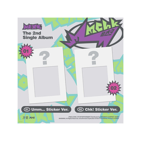 NEXZ 2nd Single Album : Mmchk (Sticker ver)