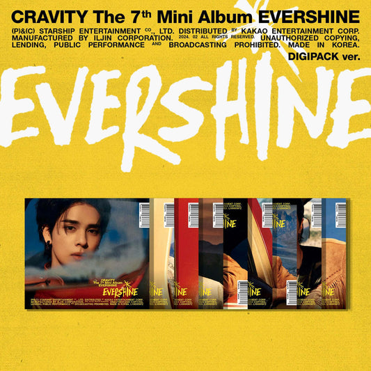CRAVITY 7th Mini Album : EVERSHINE (DIGIPACK ver)