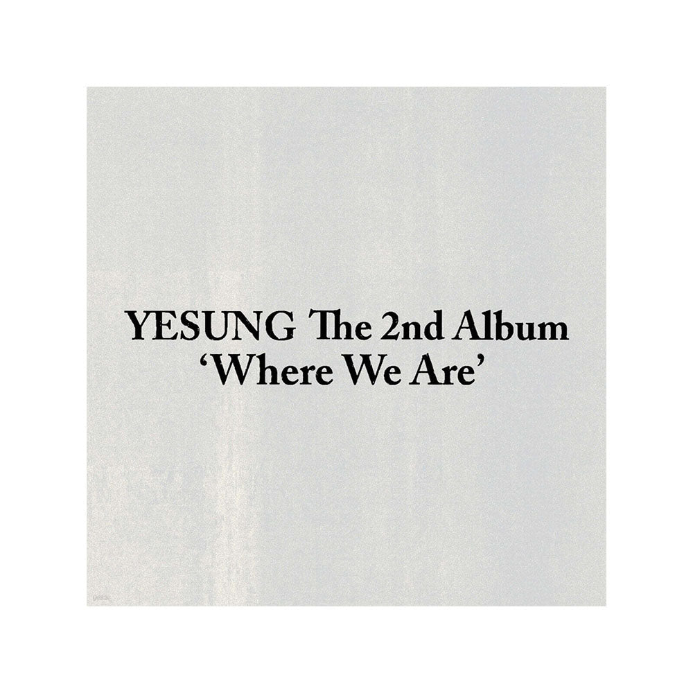 SUPER JUNIOR YESUNG 2nd Album : Where We Are (SMini ver)