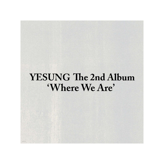 SUPER JUNIOR YESUNG 2nd Album : Where We Are (Photobook ver)