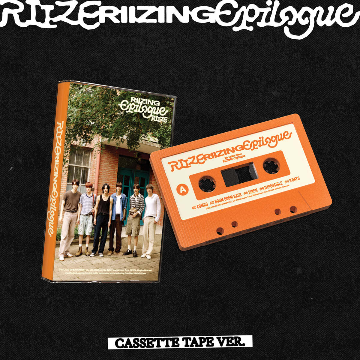 RIIZE 1st Mini Album : RIIZING : Epilogue (Cassette Tape ver)