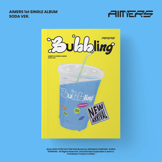 AIMERS 1st Single Album : Bubbling