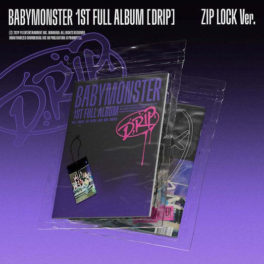 BABYMONSTER 1st Full Album : DRIP (ZIP LOCK ver)