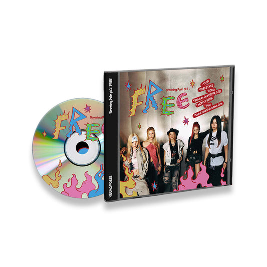YOUNG POSSE 4th Mini Album : Growing Pain pt.1 : FREE (Jewel Case ver)