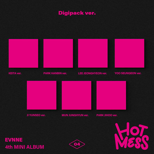 EVNNE 4th Mini Album : HOT MESS (Digipack ver)