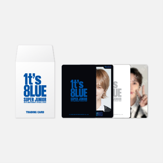 SUPER JUNIOR [18th Anniversary Event : 1t's 8lue] Random Trading Card Set