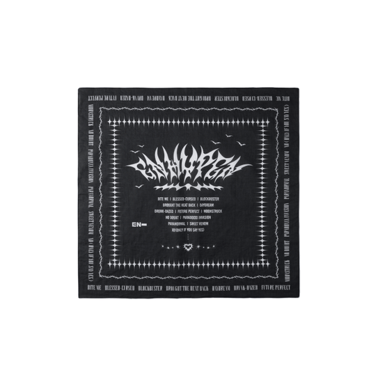 ENHYPEN [Pop Up in Orange County] Bandana (Black)