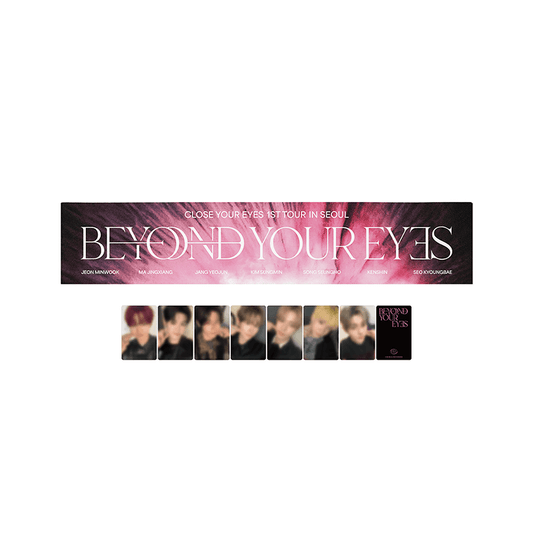 CLOSE YOUR EYES [BEYOND YOUR EYES] Slogan Towel