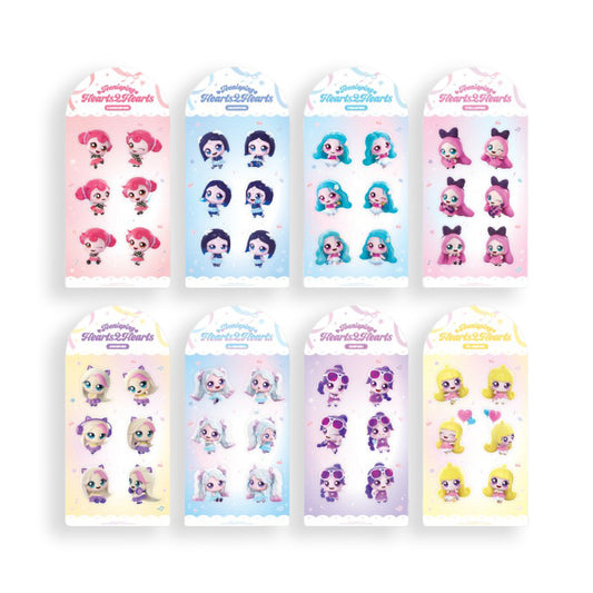 Hearts2Hearts X Teenieping Removable Luggage Sticker