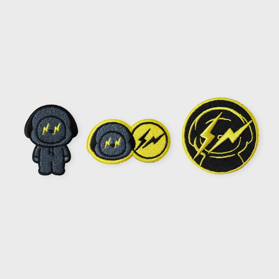 BT21 X FRAGMENT Embroidered Patch Set