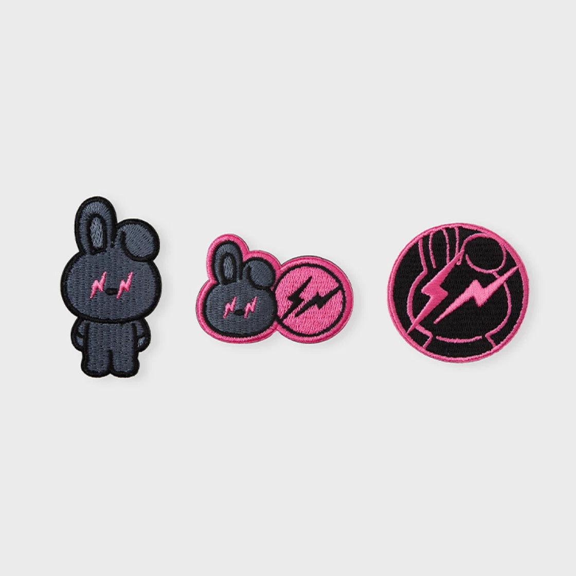 BT21 X FRAGMENT Embroidered Patch Set