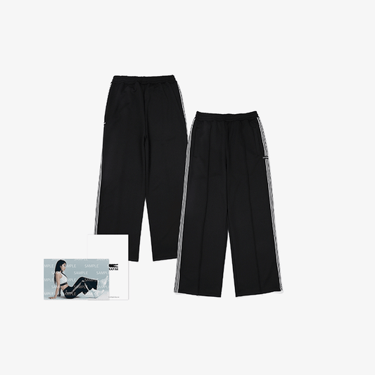 (Pre-Order) LE SSERAFIM [2023 S/S Pop-Up Store] Track Pants (Black)