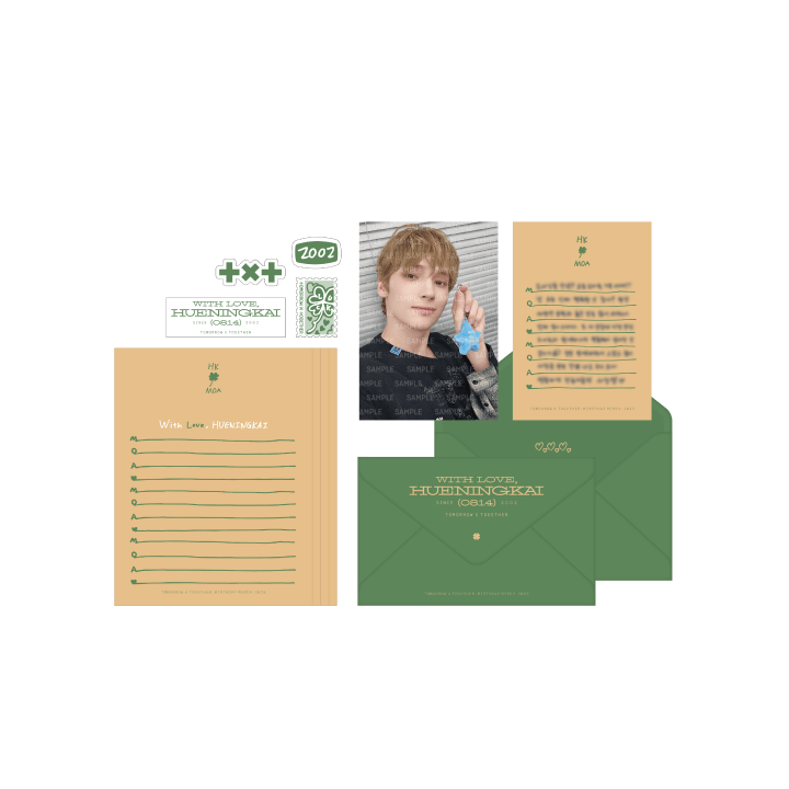 TXT [With Love, HUENING KAI] Letter Set