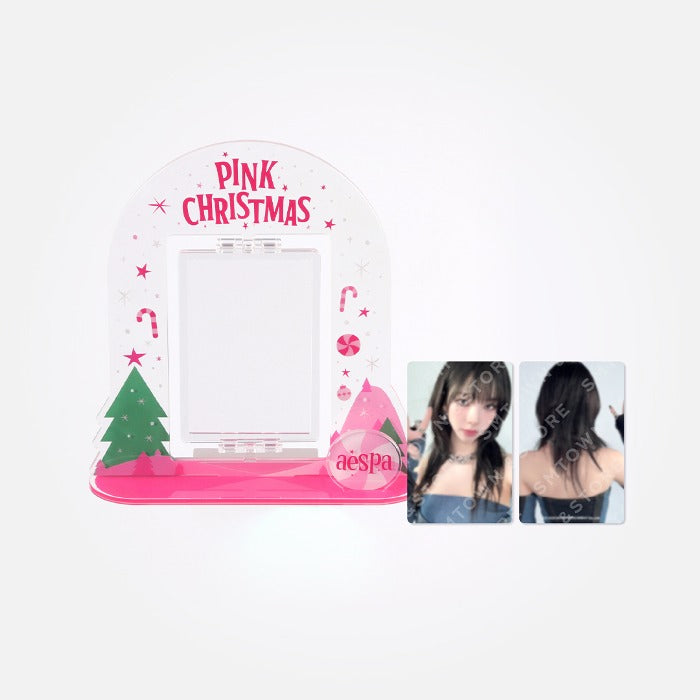 (Pre-Order) aespa 2023 PINK CHRISTMAS Acrylic Turning Stand Set