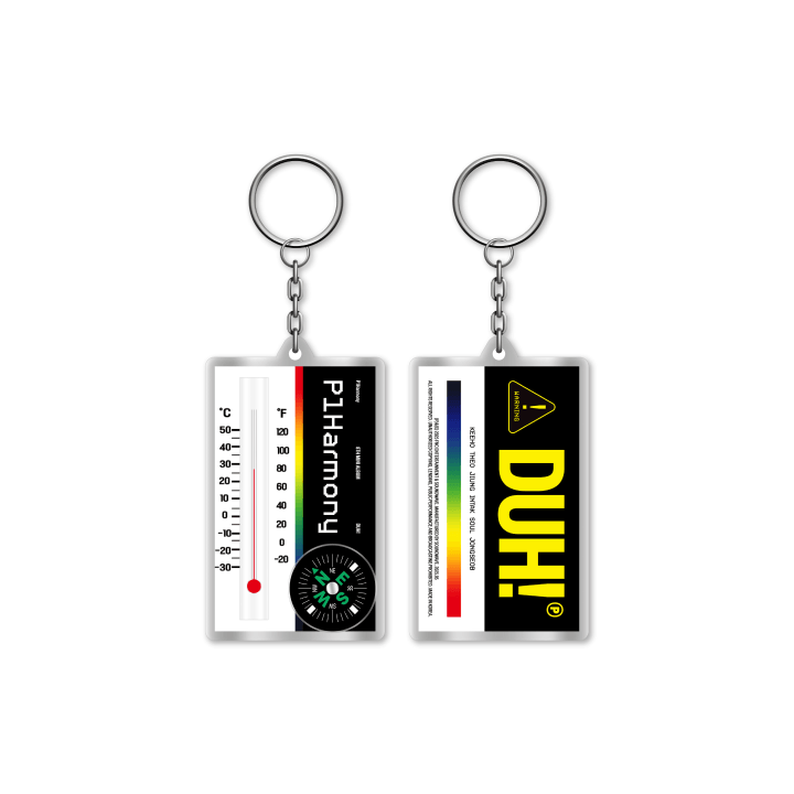 P1HARMONY [DUH! Pop Up] Thermometer Keyring