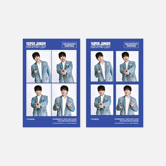 SUPER JUNIOR [2025 SEASON'S GREETINGS] 4-Cuts Photo Set