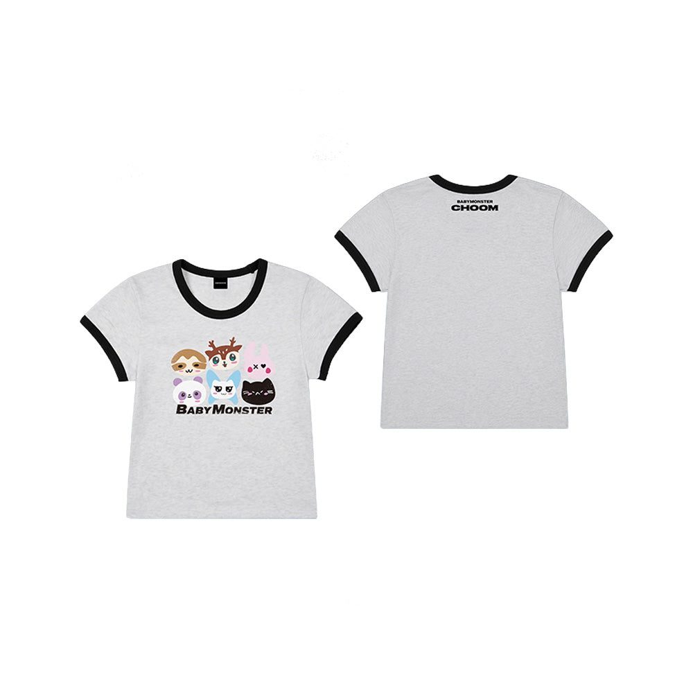 BABYMONSTER [춤 (CHOOM) in Seoul] Character Ringer T-Shirt