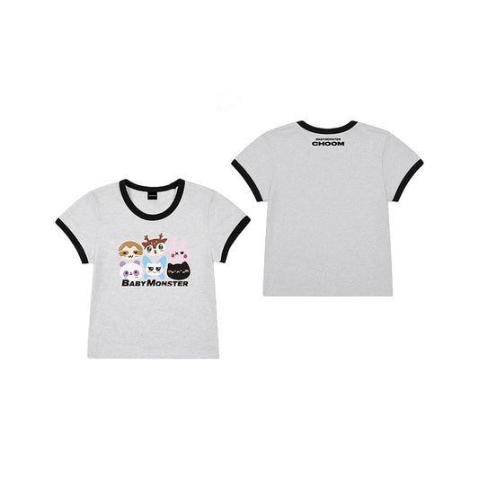 BABYMONSTER [춤 (CHOOM) in Seoul] Character Ringer T-Shirt