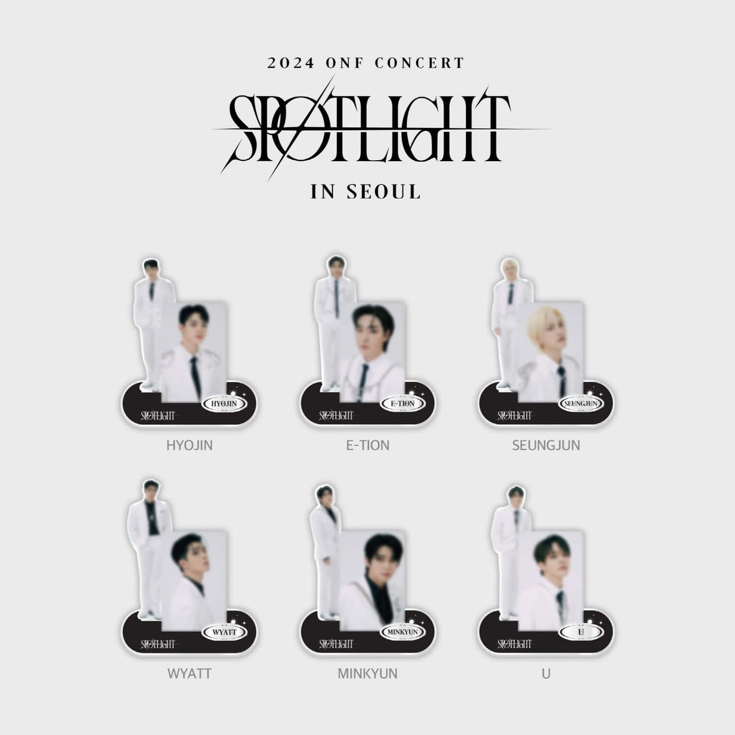 ONF [2024 Concert: SPOTLIGHT] Acrylic Photocard Set